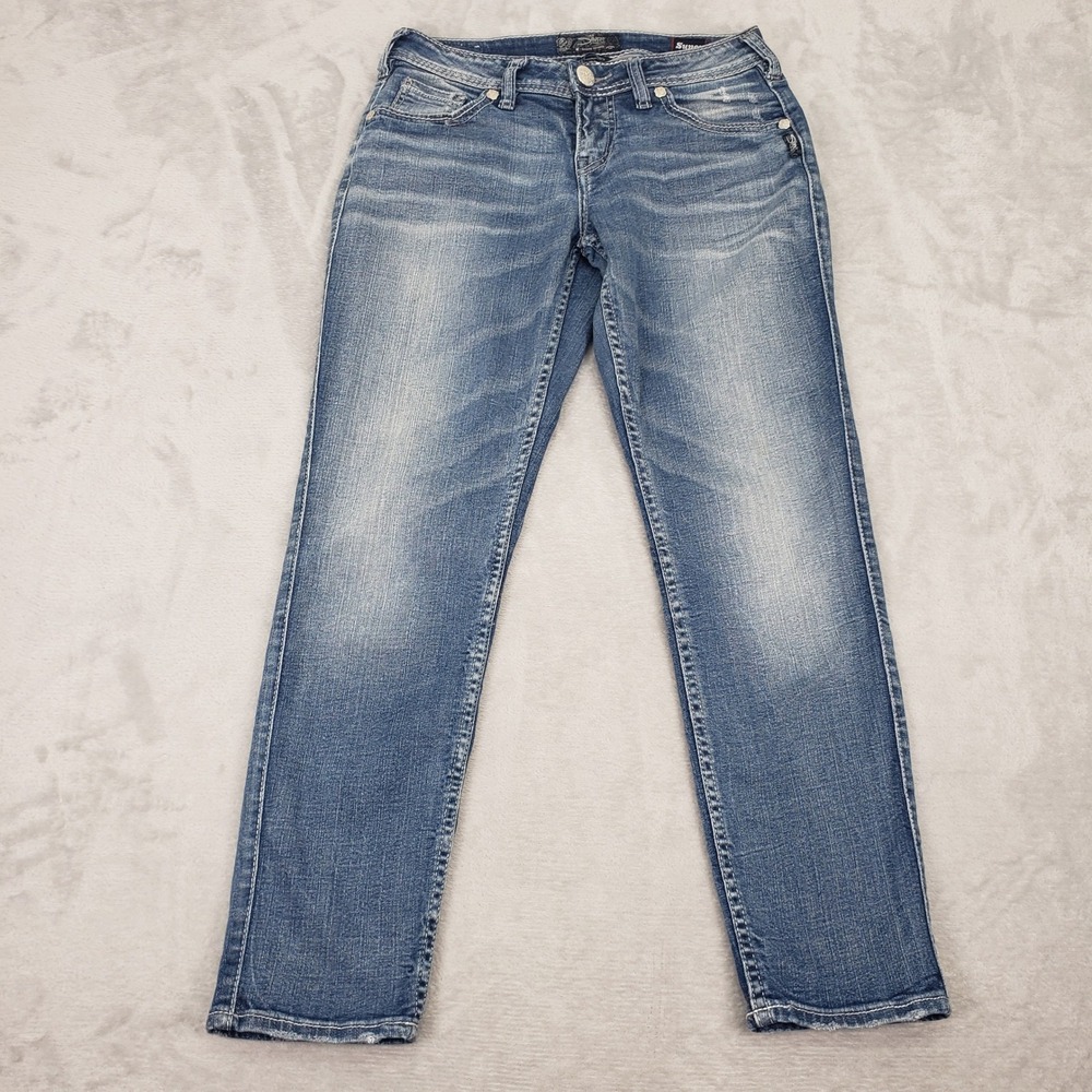 Silver Jeans Women's Boyfriend Jeans - Light Blue